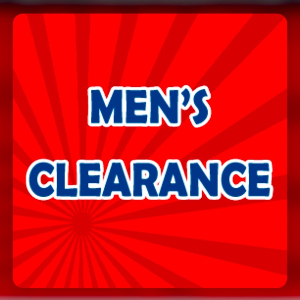 Men’s clearance just make an offer